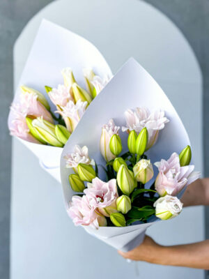 Valentine's Double Lillies